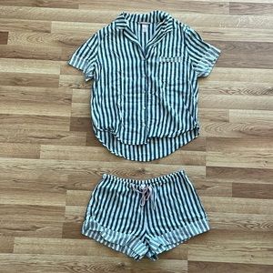 Victoria’s Secret Flannel Short PJ Set